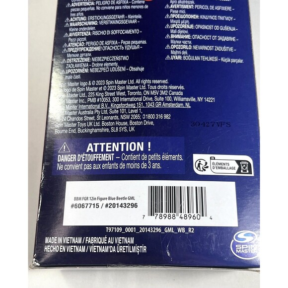 Blue Beetle Hero-Mode 12" Action Figure DC Spin Master Series New Factory Sealed - Picture 7 of 11